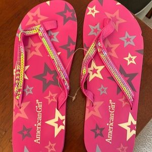 New American Girl flip flops women’s 7/8